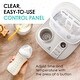 preview thumbnail 2 of 3, Lil' Jumbl 2-in-1 Baby Bottle Warmer & Sterilizer with Auto Shut-Off - Transparent - one size