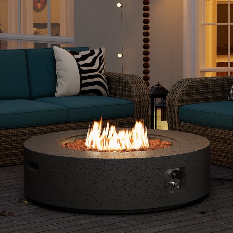 COSIEST Outdoor Propane Fire Pit Tank Outside with Waterproof Cover
