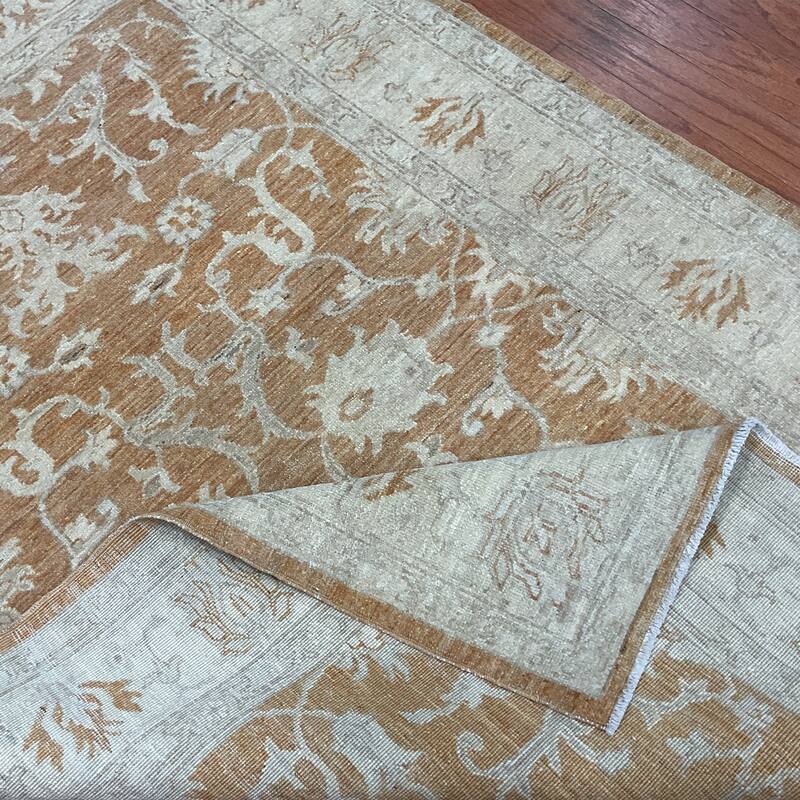 HERAT ORIENTAL Handmade Oushak Wool Rug - 3'10" x 6'
