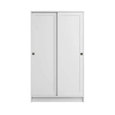 Prepac Elite Plus 38" W White Storage Cabinet, 65" Tall Pantry Cupboard with 2 Fixed and 4 Adjustable Shelves
