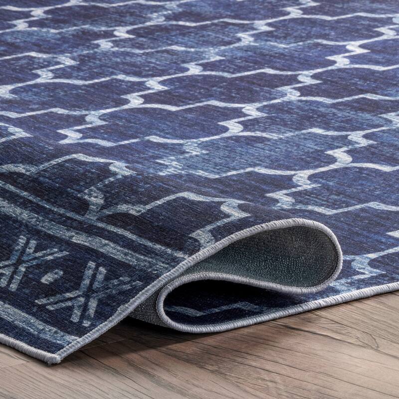 Nuloom Maribel Geometric Machine Washable Indoor/Outdoor Area Rug