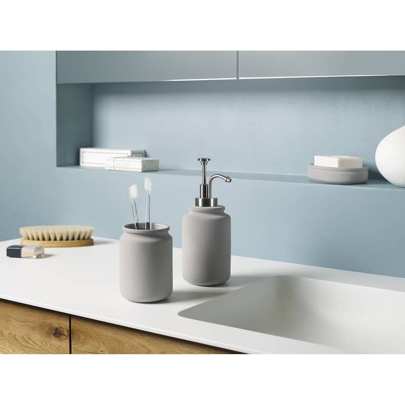 Spirella Grey Cement Soap Dish