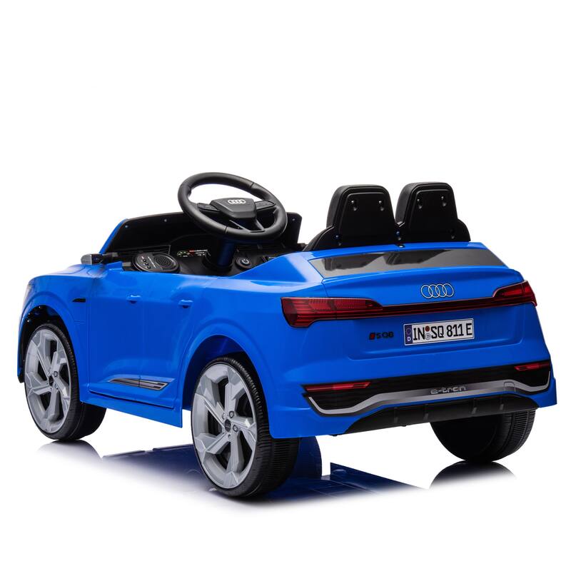 12V Kids Ride On Electric Car W/Parents Remote Control,Licensed Audi Sq8 For Kids,Volume Control,For Kids Aged 3-6.