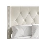 preview thumbnail 22 of 82, CraftPorch Glam Button Tufted Wingback Upholstered Bed