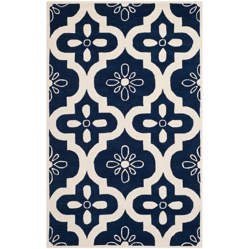 SAFAVIEH Handmade Chatham Swaantje Moroccan Wool Rug
