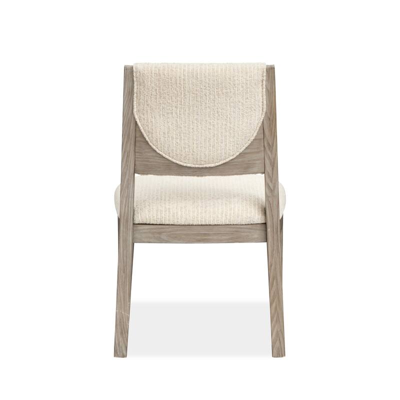 Magnussen Home Braelyn Dorian Grey Upholstered Side Chair Two Pack - 20.75''W x 24''D x 34.25''H