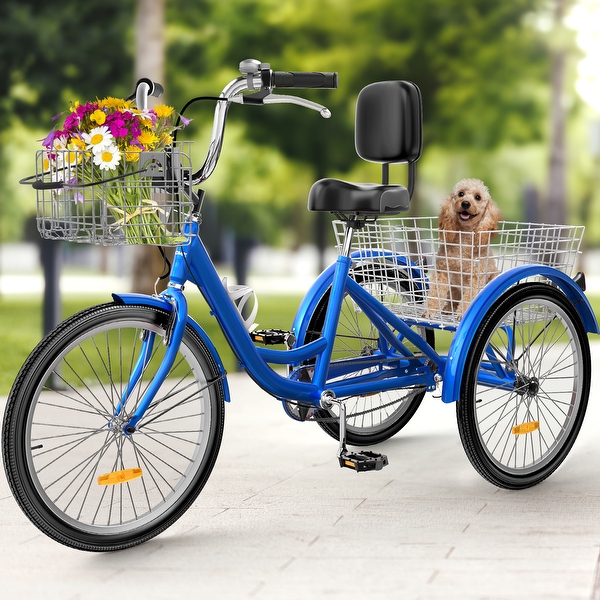 26 Inch Bike 26 Adult Tricycle Wheel Bikes Speed Trike Bike