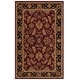 preview thumbnail 47 of 83, SAFAVIEH Handmade Heritage Sharee Traditional Oriental Wool Rug 4' x 6' - Red/Black - Rectangle