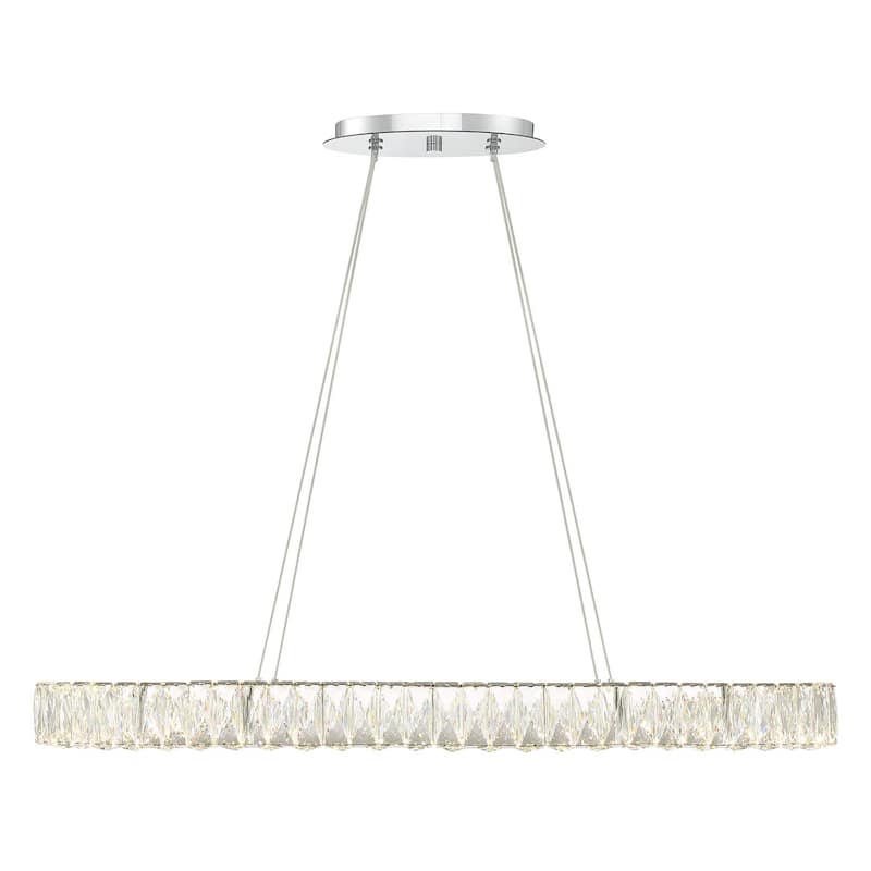 LED Chrome Chandelier