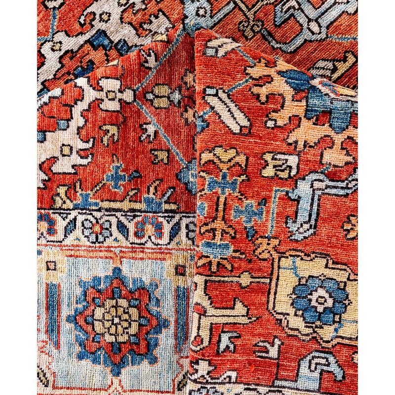 Serapi One-of-a-Kind Hand-Knotted Area Rug - Orange - 8' 3" x 10' 0"