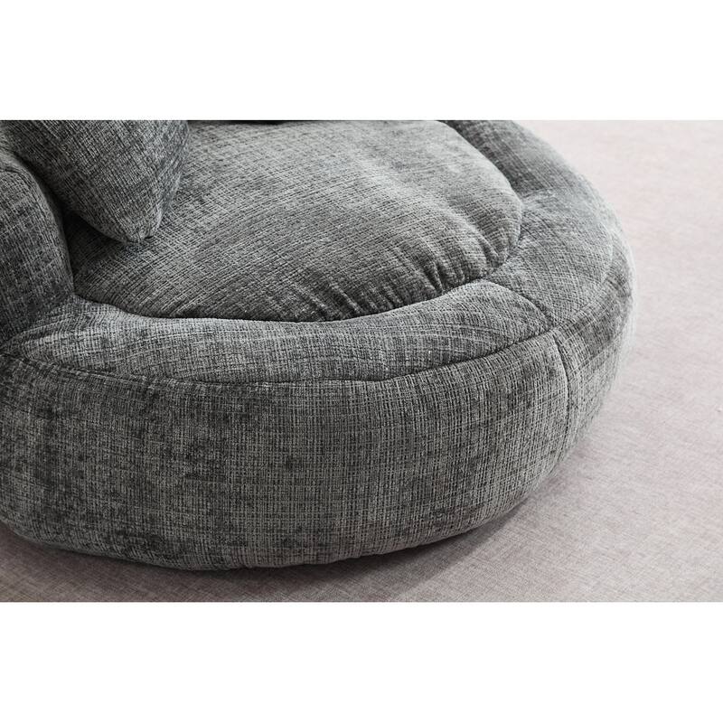 Round Bean Bag Chairs for Soft Chenille Cover