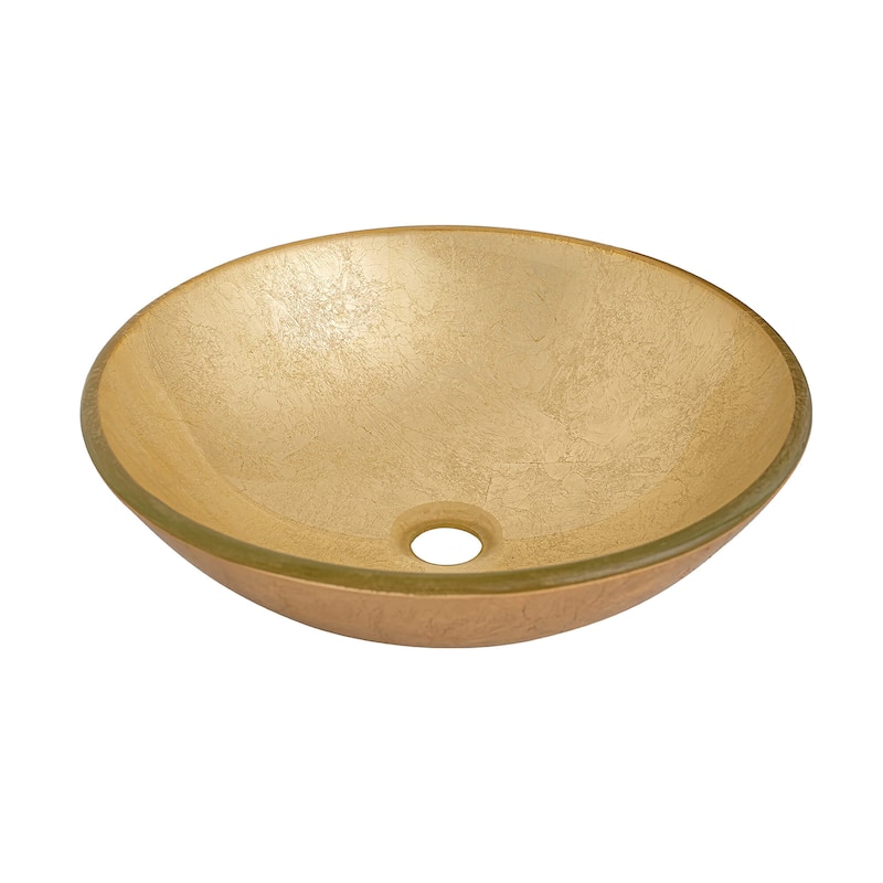 Fine Fixtures Modern glass Vessel Round 16 X 16