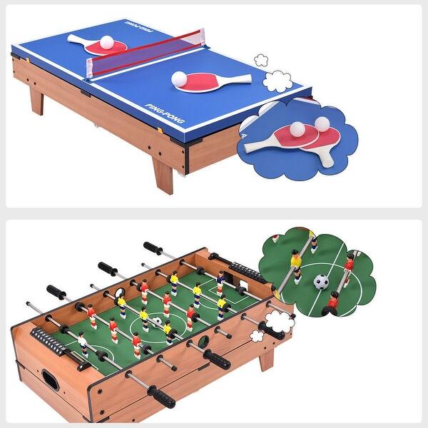 Shop Costway 4 In 1 Multi Game Air Hockey Tennis Football Pool