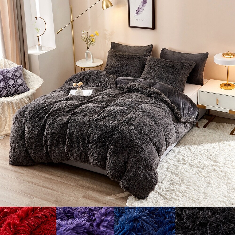 Faux Fur Duvet Covers and Sets Bed Bath & Beyond