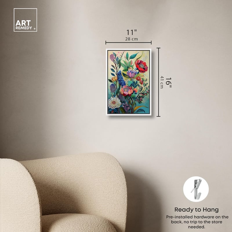 Exotic Bloom Medley II Canvas by Art Remedy