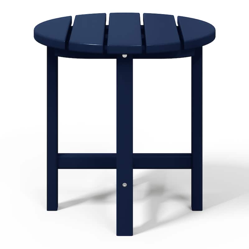 Polytrends Altura Eco-friendly All Weather Round 18" Side Table
