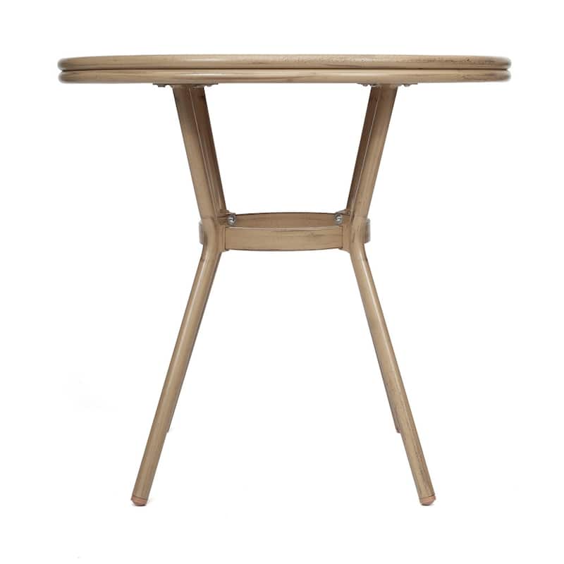 Indoor/Outdoor Commercial Glass Top Bistro Table
