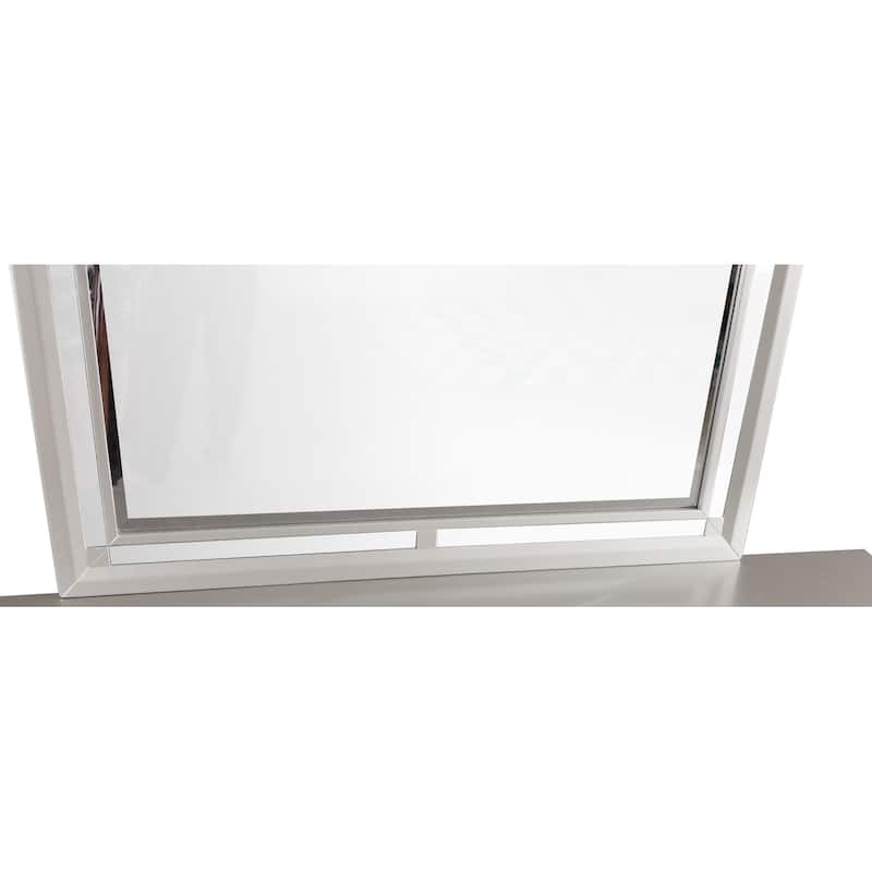 Alana Bedroom Mirror - Silver Champagne