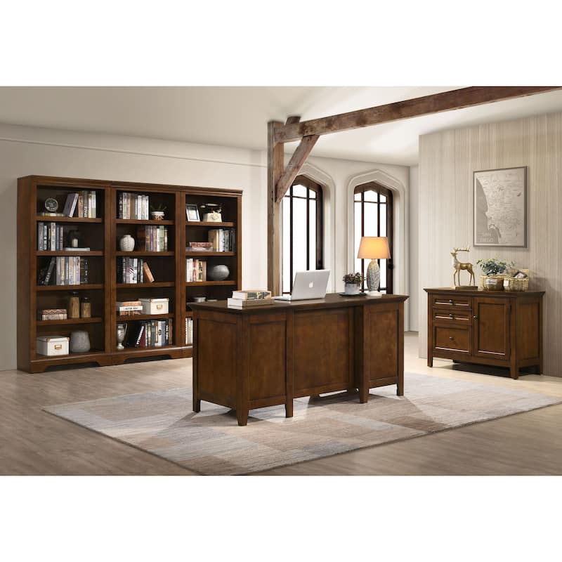San Mateo Home Office 62" Wide Executive Desk with 7 Drawers