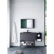 preview thumbnail 7 of 31, James Martin Vanities Milan 35.4" Single Vanity, Modern Gray with Composite Stone Top