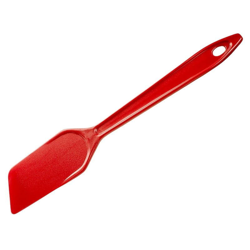 Hutzler 11-inch LOPOL Reinforced Nylon Spatula Scraper, Set of 2 - Red