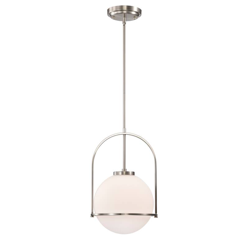 Moonrise 11 Inch Modern Opaque Glass Pendant