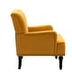 preview thumbnail 3 of 14, Modern Upholstered Armchair with Nailhead Trim