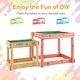 preview thumbnail 7 of 8, Gymax Wooden Sand & Water Tables Outdoor Sensory Tables w/ Protective