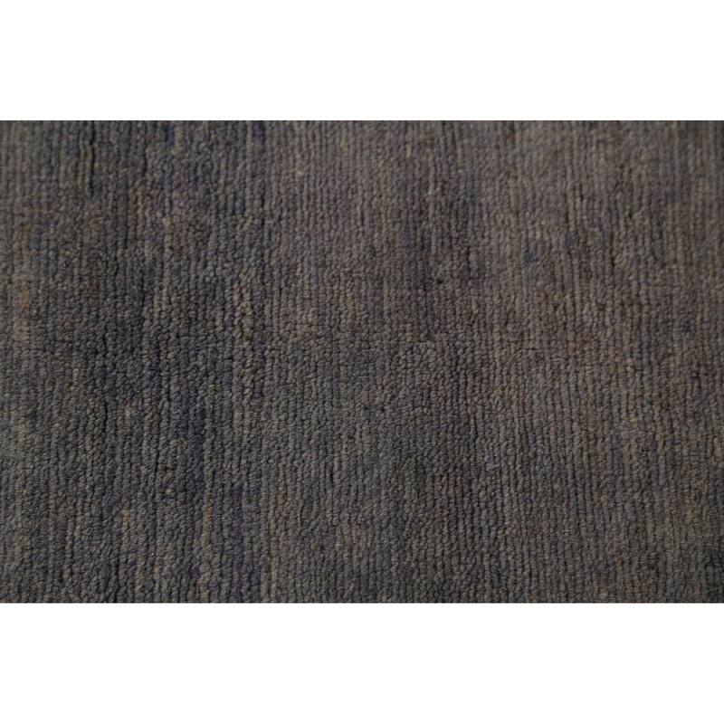 Grays & Blues Gabbeh Modern Area Rug Handmade Wool Carpet - 5'8" x 7'8"