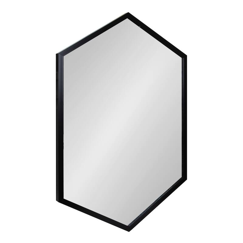 Kate and Laurel Laverty Framed Hexagon Wall Mirror