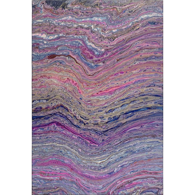 Premium Washable Super Soft Abstract Contemporary Mayfield Rug