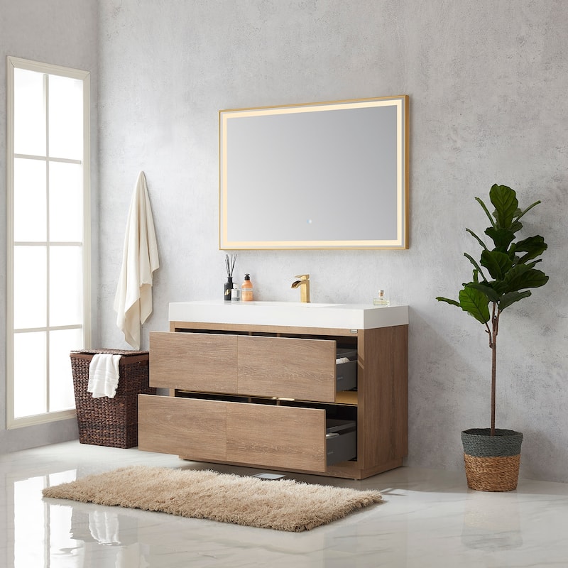 Miseno MV703048 Huesca 48" Free Standing Single Basin Vanity Set with