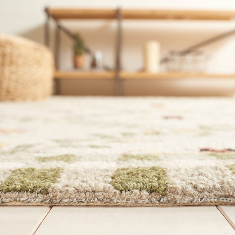 SAFAVIEH Handmade Chelsea Aubree French Country Trellis Wool Rug