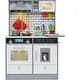 preview thumbnail 2 of 7, Lil' Jumbl Gray Wooden Kids Kitchen Playset, Small Kids Play Kitchen Set