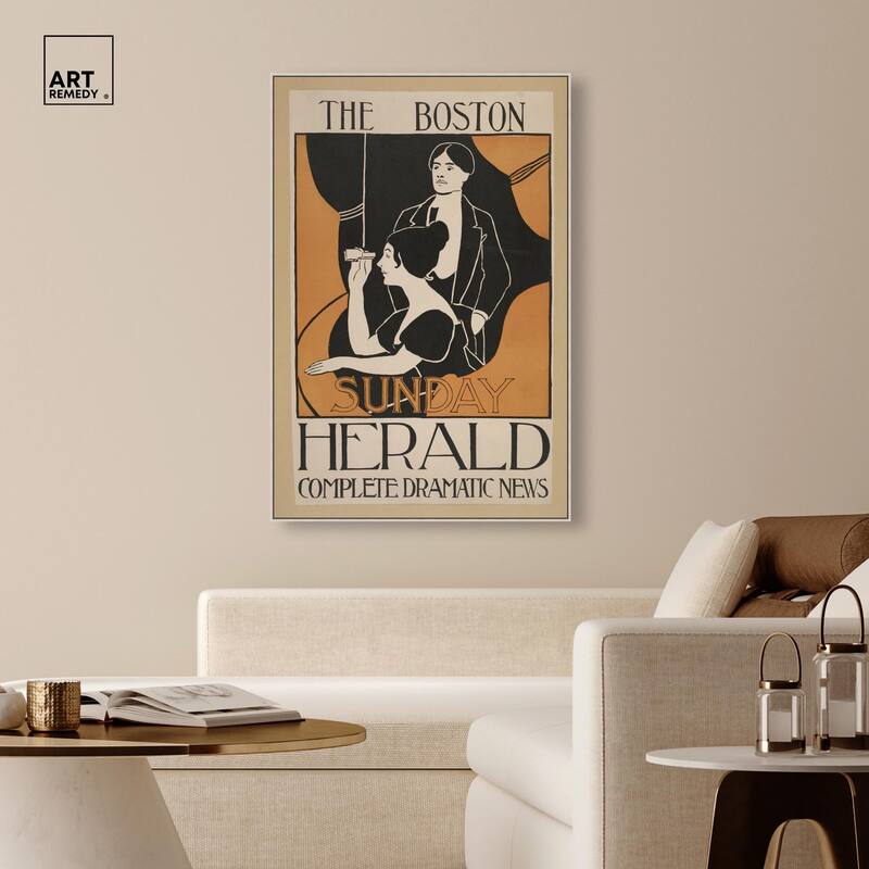 Sunday Herald 1893 Canvas by Art Remedy