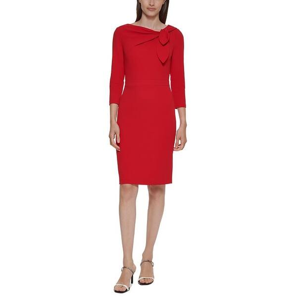 sachin and babi light blue dress Calvin Klein Women's Petite Blue Puff-Shoulder A-Line Dress – COUTUREPOINT