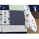 preview thumbnail 5 of 4, Sweet Jojo Designs Navy and Mint Woodsy Comforter Set