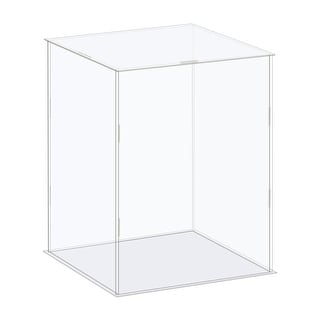 Display Case Box Acrylic Box Transparent Showcase 16x16x21cm for ...