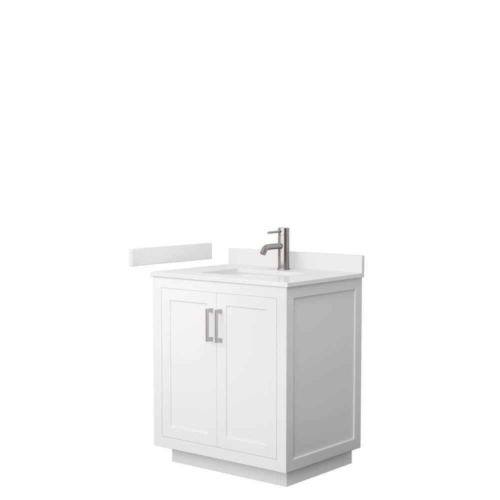Miranda 30-inch Single Vanity, Quartz Top