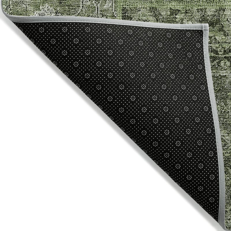 HomeRoots Patchwork Transitional Rectangle Outdoor Rug