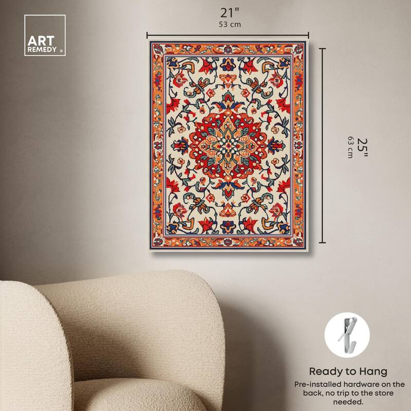 Morrocan Garden II Canvas by Art Remedy