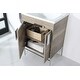 preview thumbnail 4 of 7, 24-inch Modern Bathroom Vanity Set w/ Vitreous China Sink Top