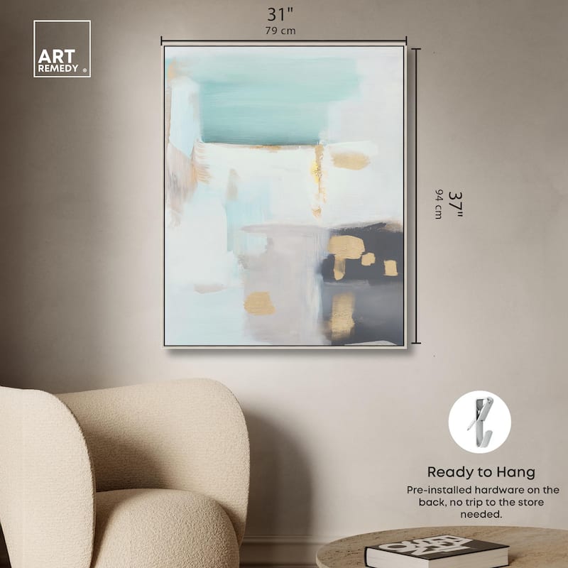 Misty Luxe III Canvas by Art Remedy