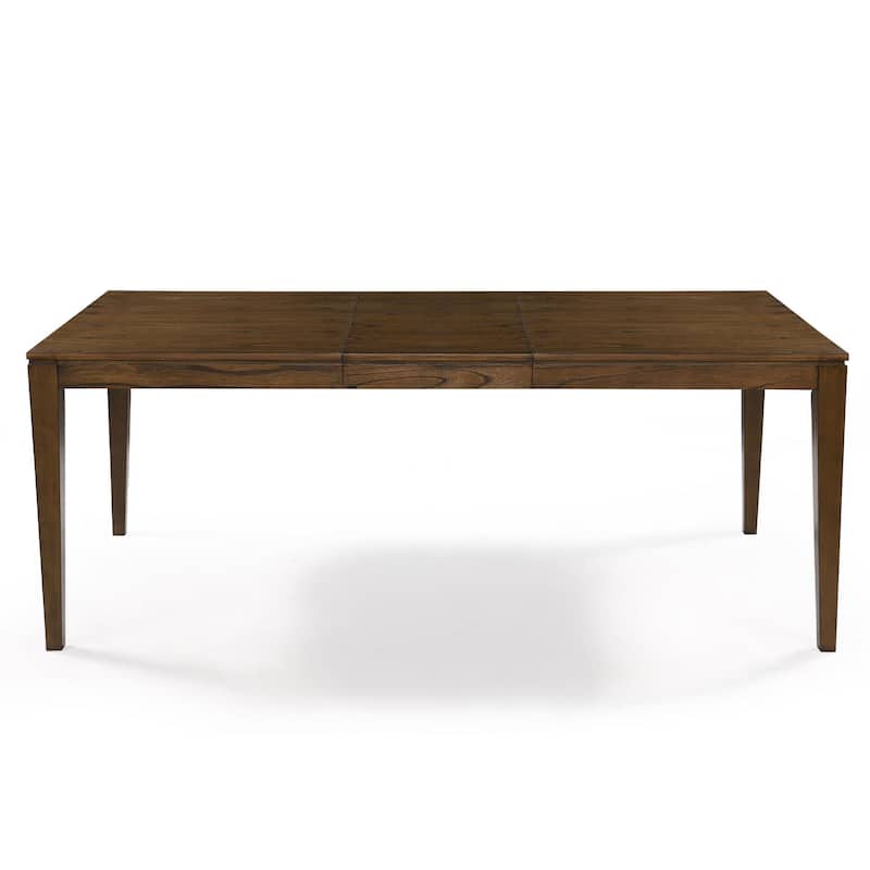 *Limited* Zarbel 6-8 People Rectangle Dining Table Modern Farmhouse Solid Wood Expandable Leaf Table Kitchen Dining room