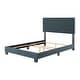 preview thumbnail 42 of 80, Celeste Modern Upholstered Bed, Box Spring Required