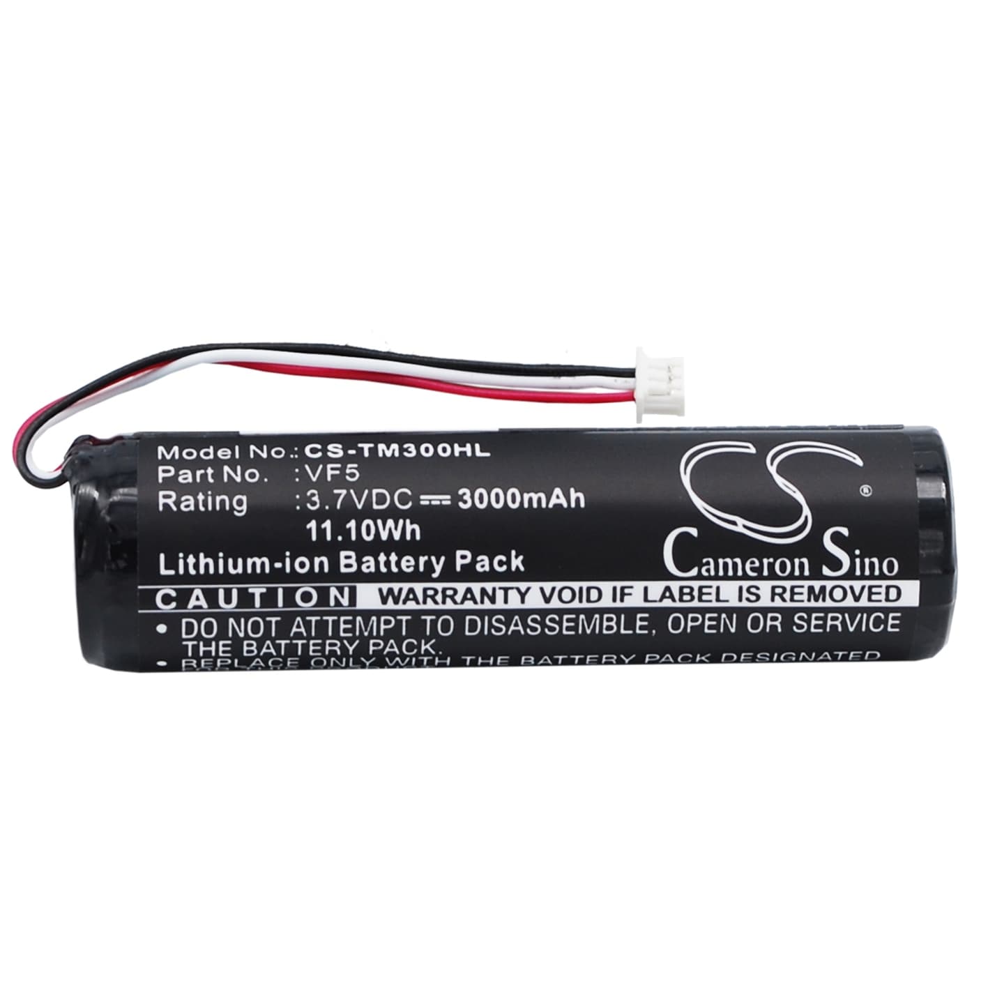 Battery for TomTom VF5 Go 300 400 500 510 510T 530 530T 700 700T 710 910 3000mAh - Black