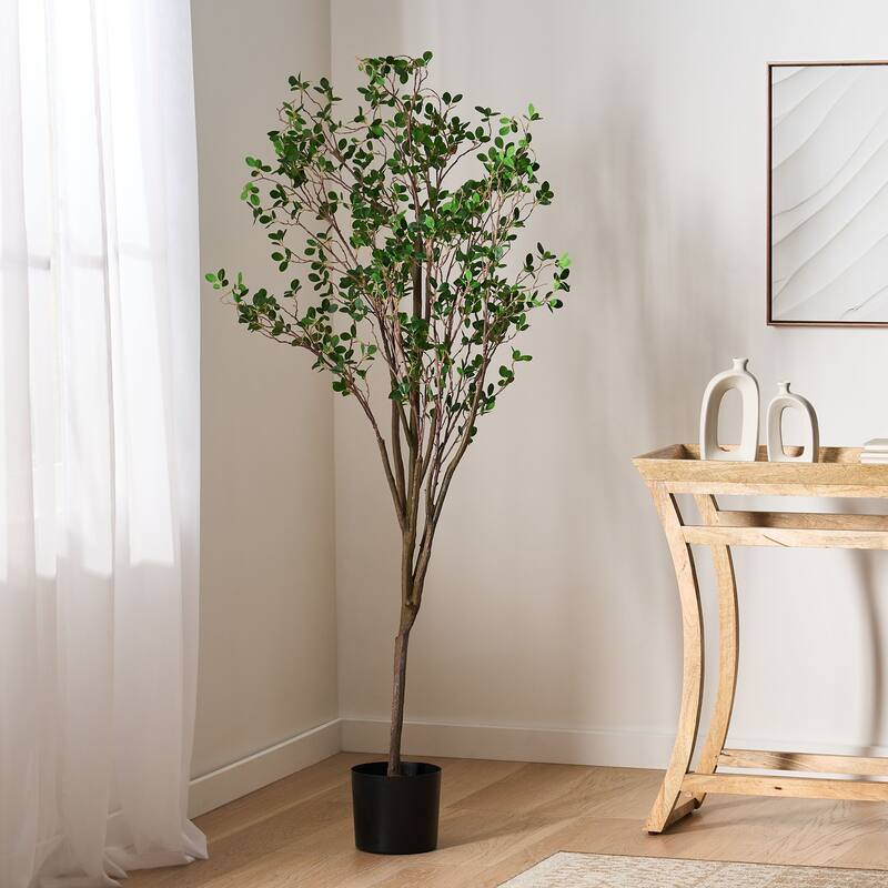180cm ARTIFICIAL MILAN LEAF BONSAI - Green