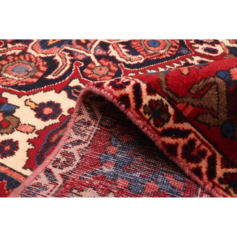 ECARPETGALLERY Hand-knotted Anatolian Vintage Red Wool Rug - 5'0 x 8'3