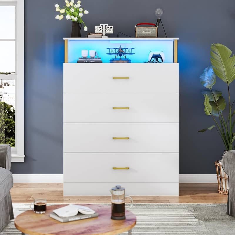 Dresser Bedroom Drawers Dressers Chests of Drawers Charging Station