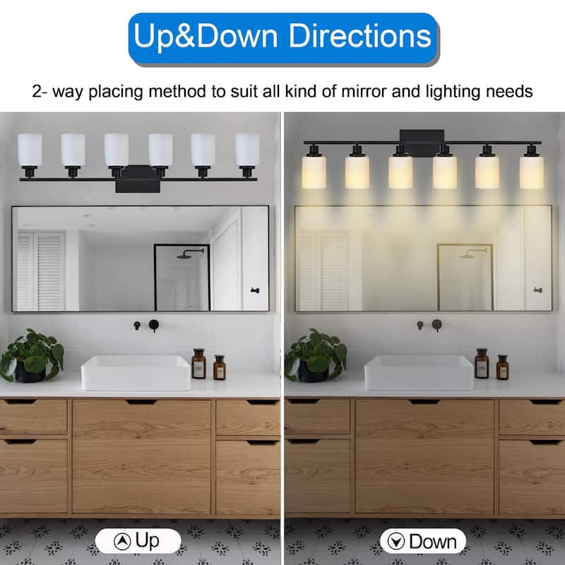 6-Light Bathroom Vanity Light
